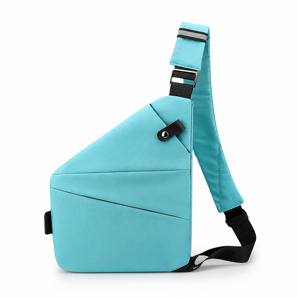 Cut-Resistant Strap & RFID-Blocking Pocket Crossbody Bag