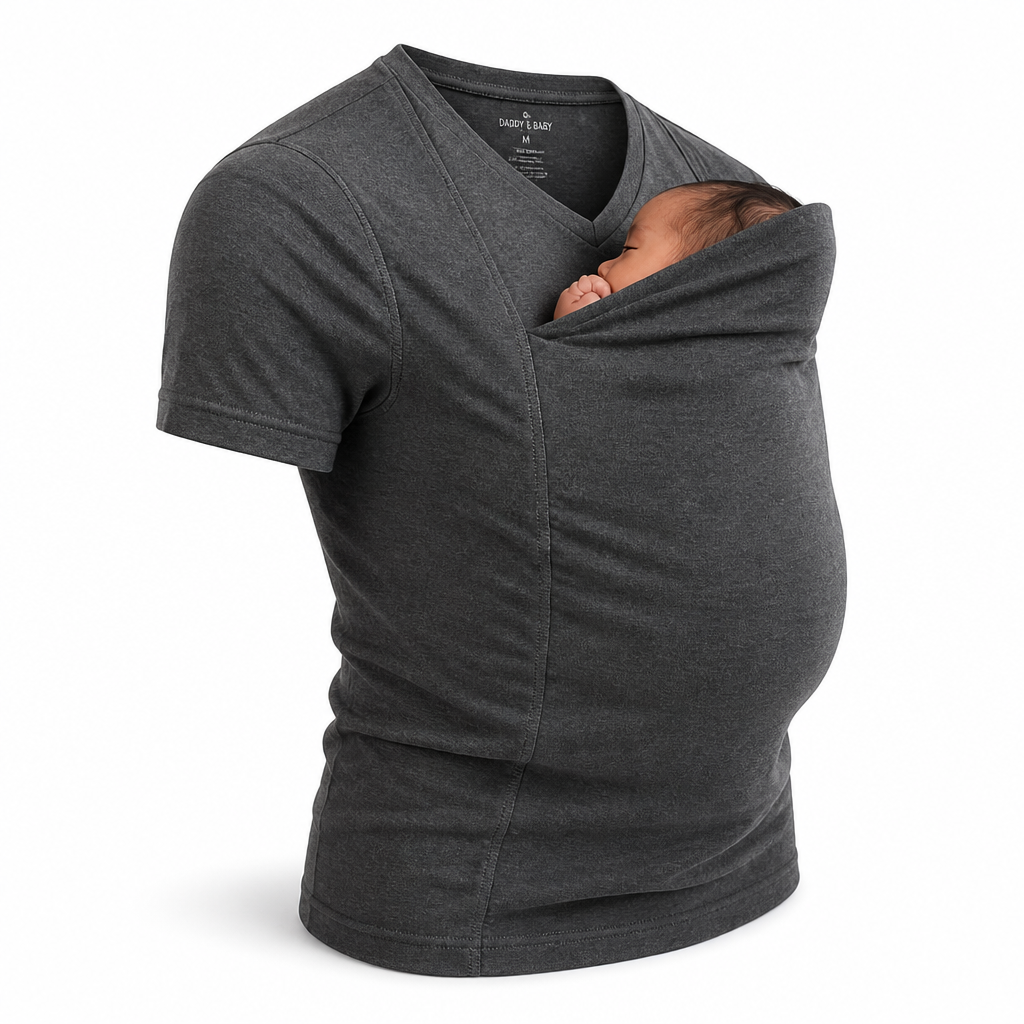 Breathable Stretch Ergonomic Slip-On Baby Wrap T-Shirt