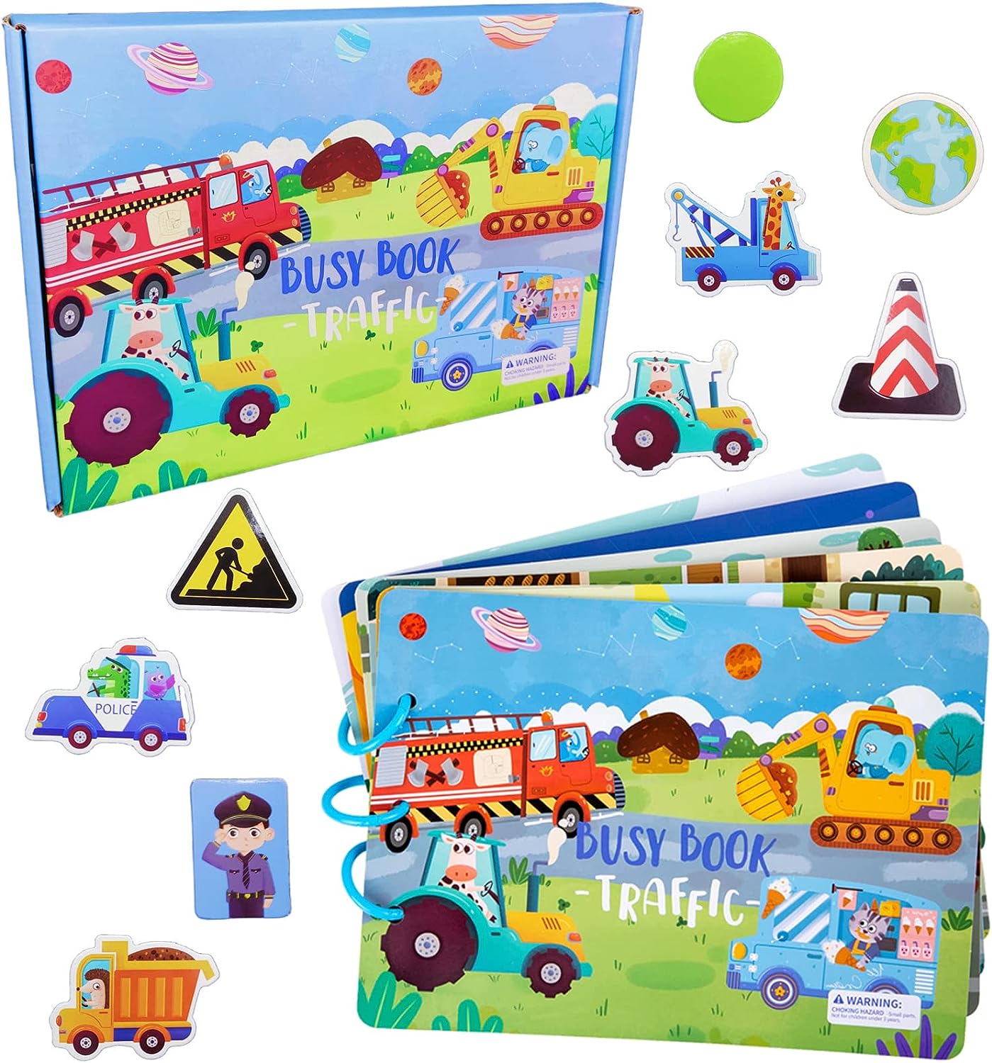 Montessori Busy Book – Engaging Educational Activity for Kids