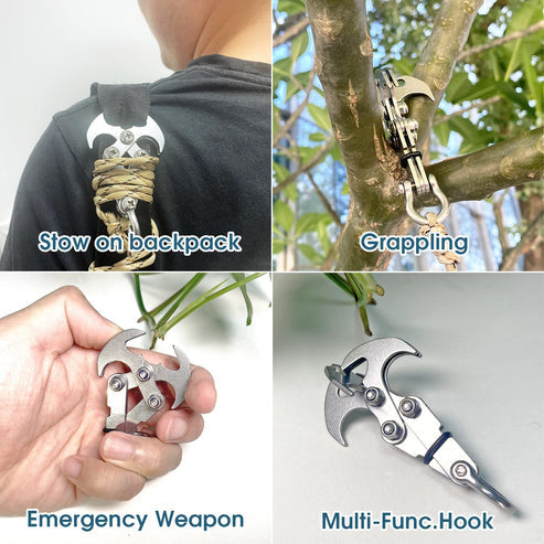 Stainless Steel Hook for Camping and Outdoor Use – Versatile Design