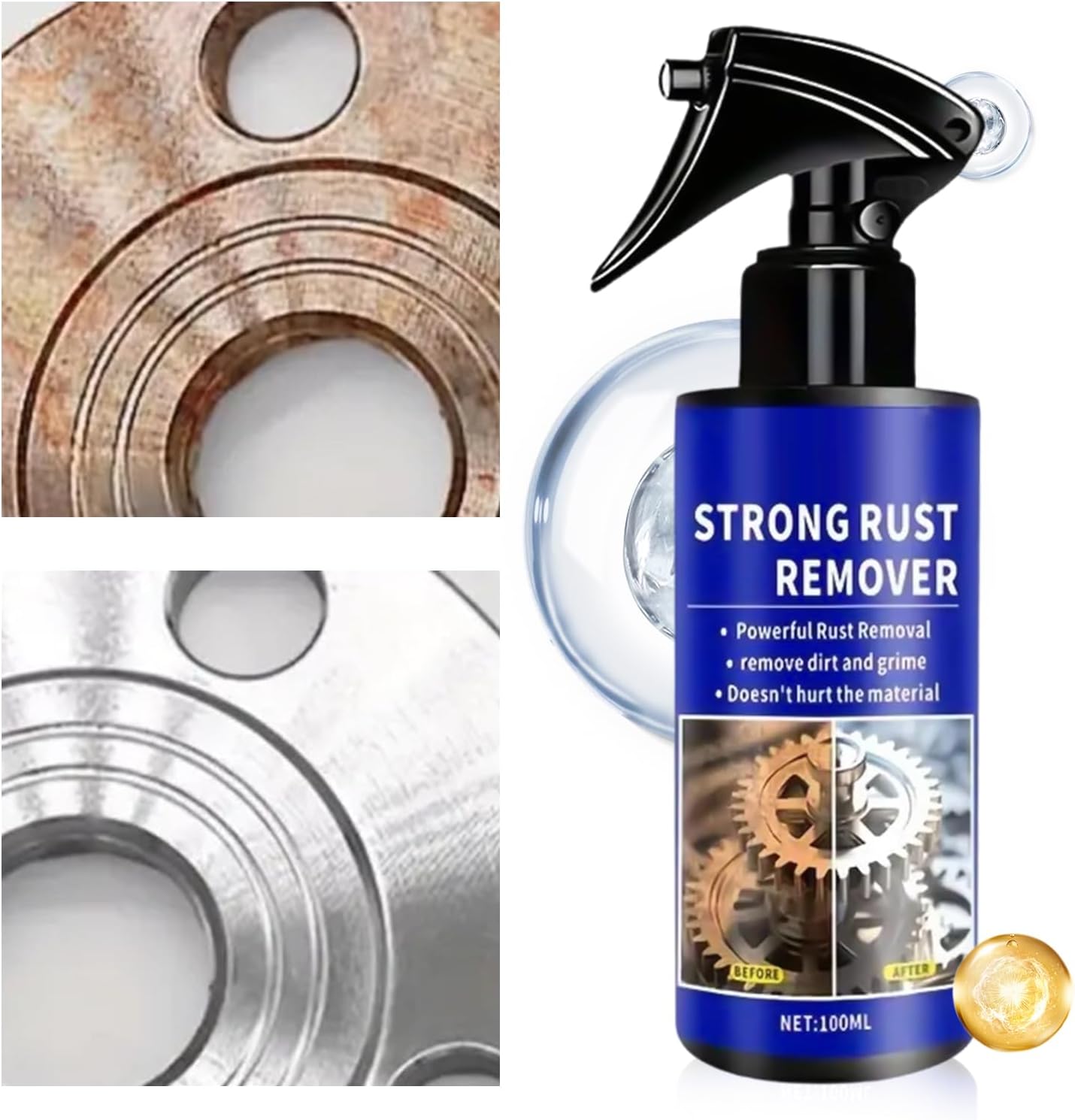 Rust Dissolving Spray – Eliminates Rust Without Scrubbing Effort