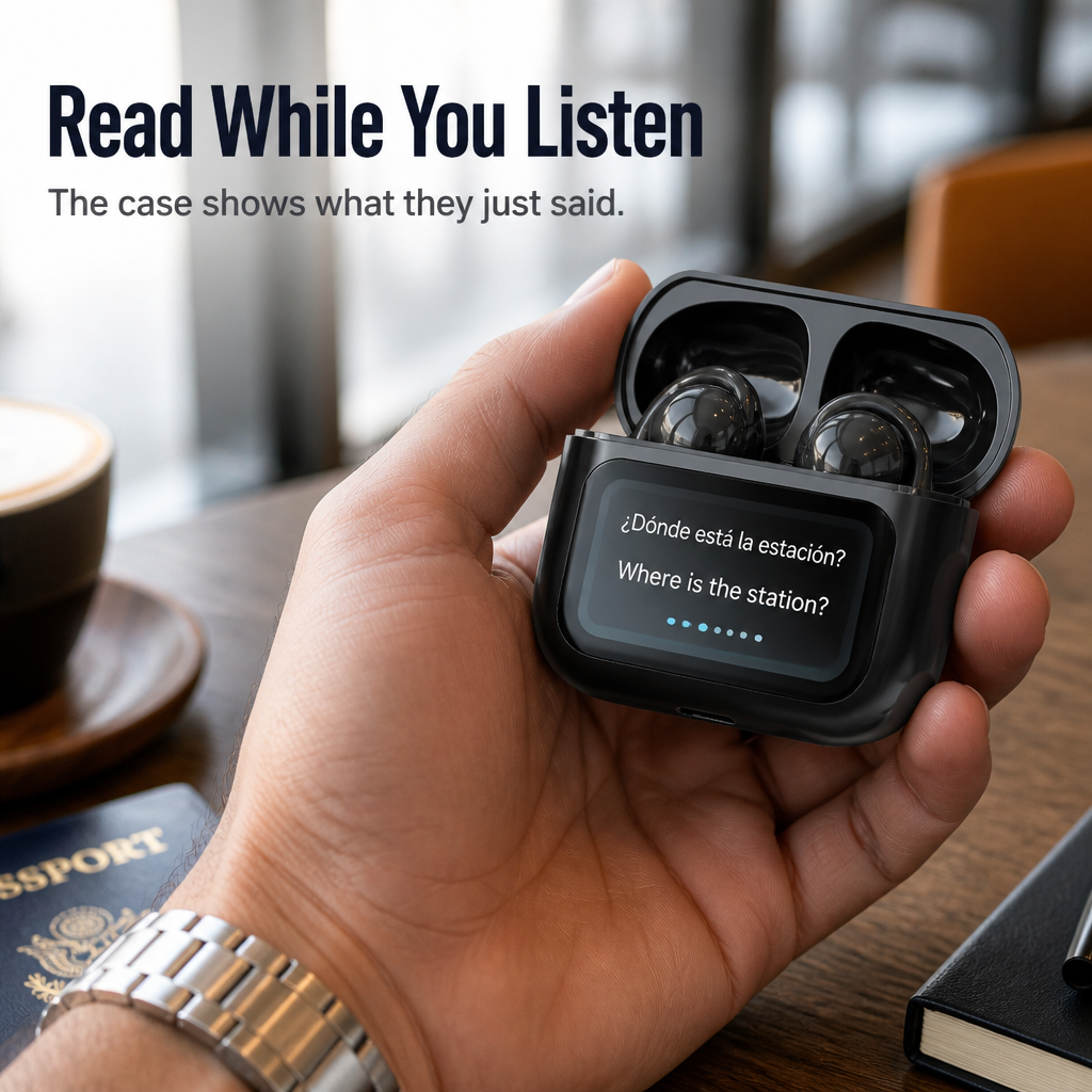 LingoPulse™ — Converse in 134 Languages Without Glancing at Your Phone
