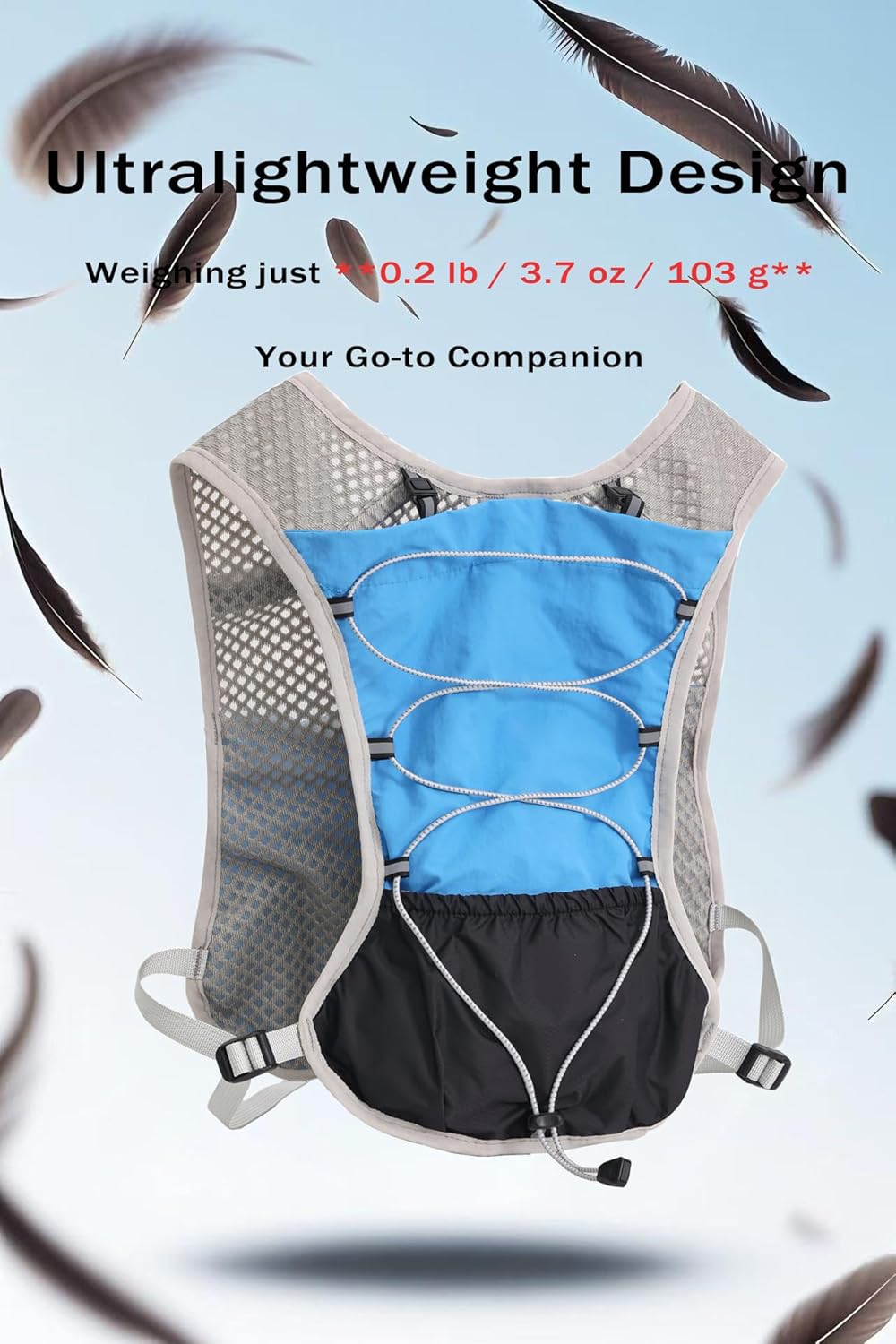 Water Backpack for Hiking and Running - 2L Hydration Vest