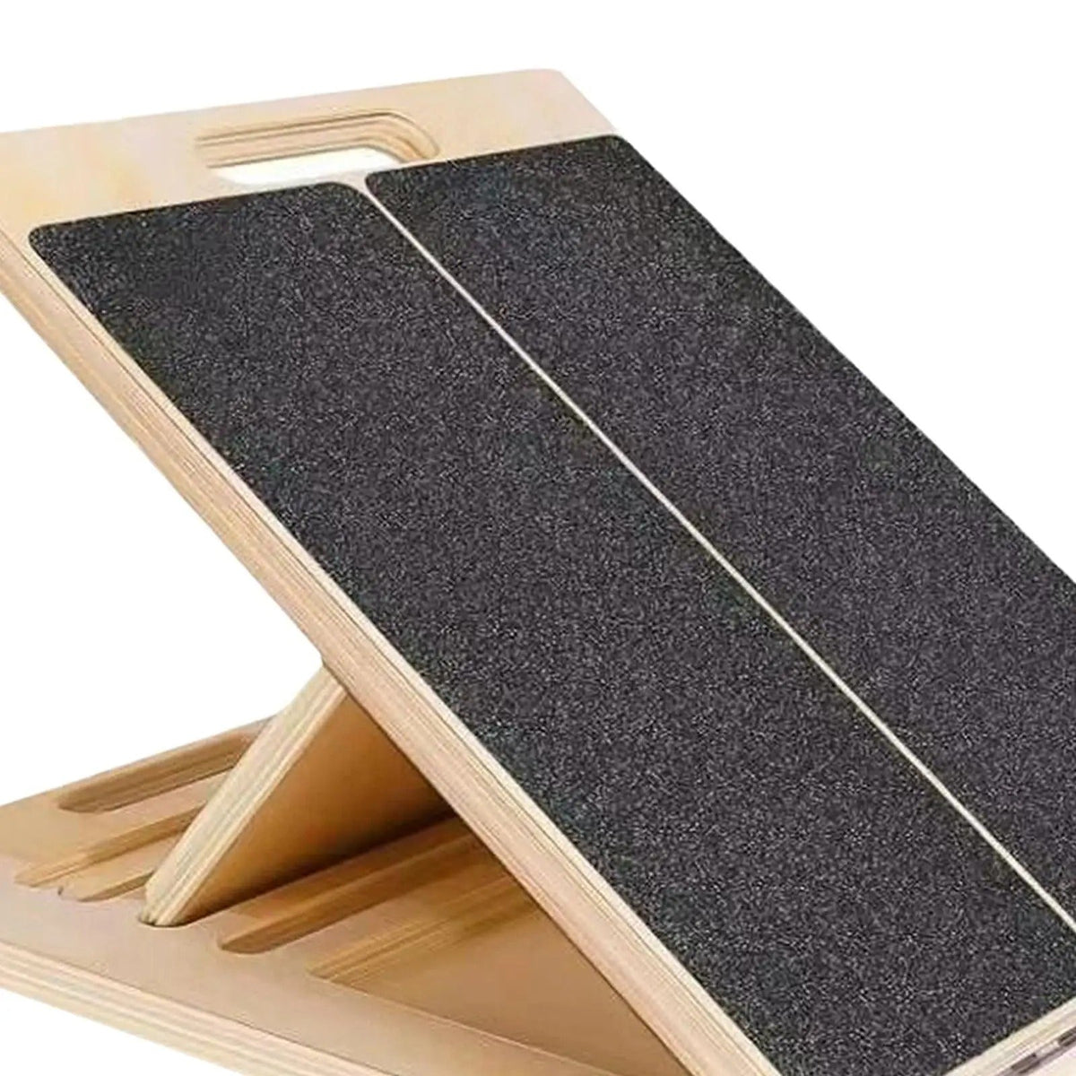 Adjustable Incline Calf Stretching Board - Foldable, Non-Slip Design