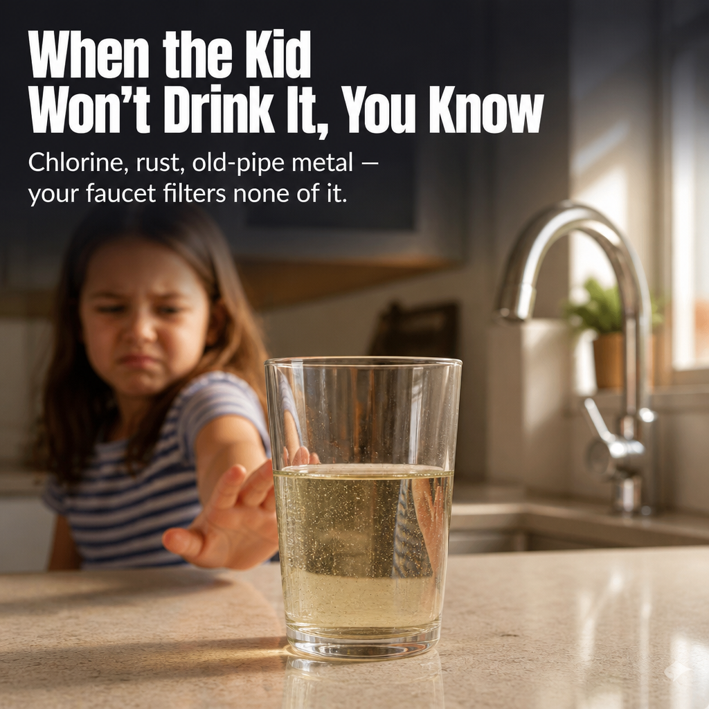 FlowPure™ — Remove Chlorine & Metallic Taste from Your Tap in Less Than a Minute