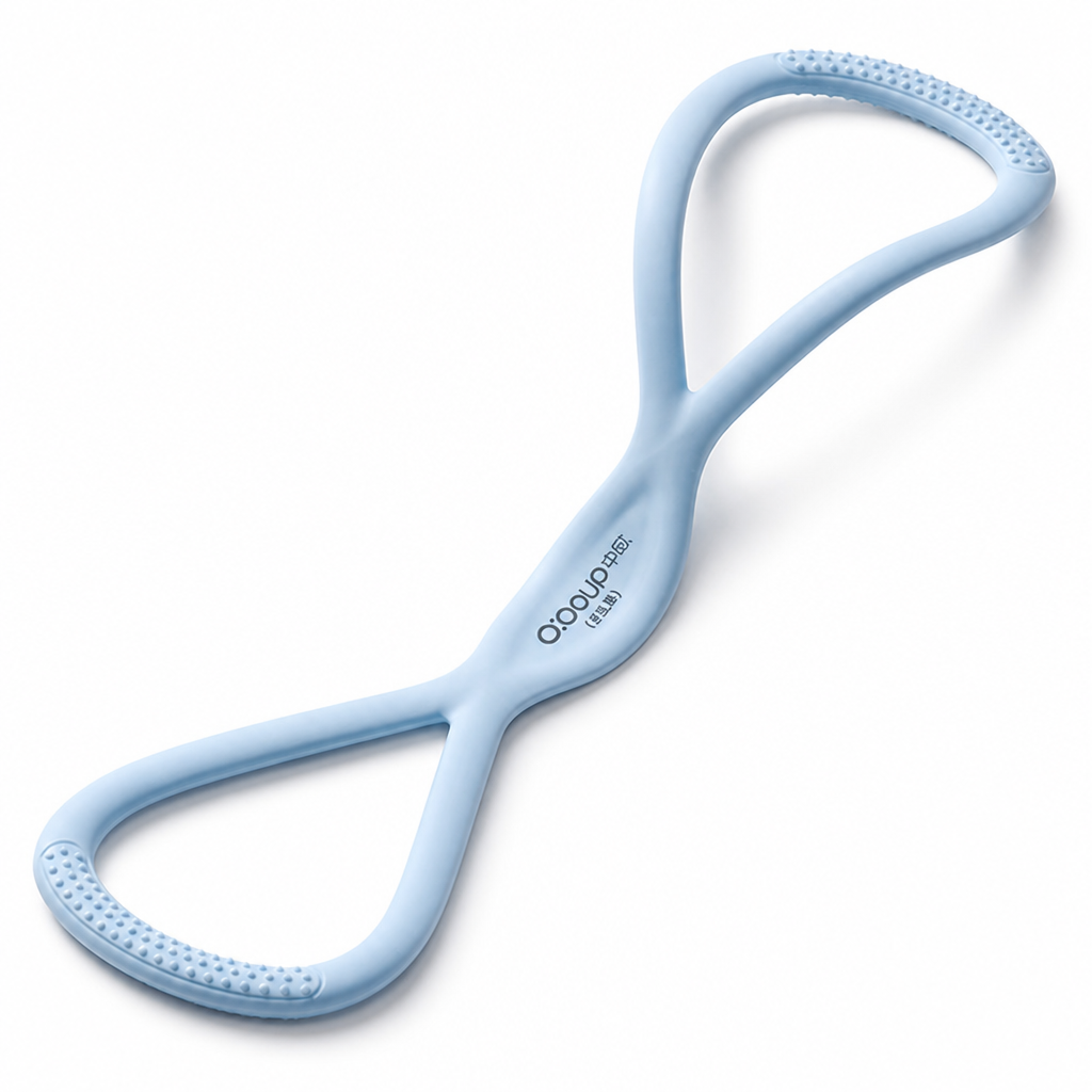 Posture-Correcting Silicone Figure-8 Resistance Band