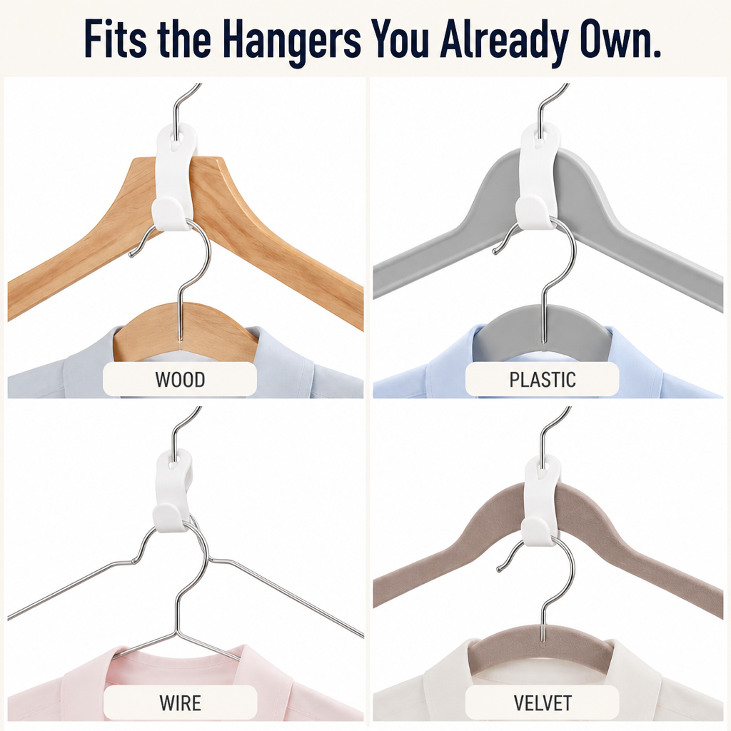 ClariHanger™ — Expand Your Closet Space Threefold Instantly Without Discarding Any Clothes
