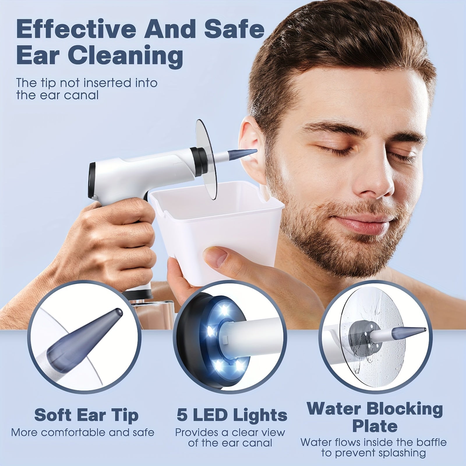 Flushing System Ear Cleaning Kit – Electric Ear Wax Remover
