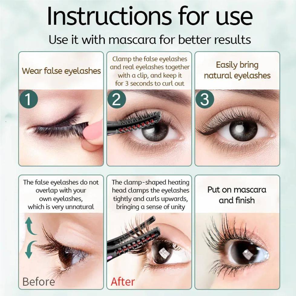 3-Setting Electric Eyelash Curler for Curling Lashes