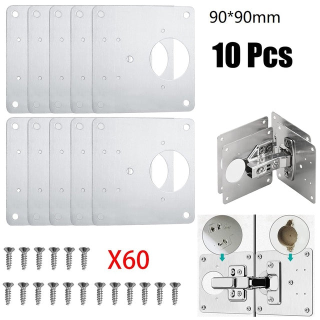 Kitchen Cabinet Hinge Plate Kit