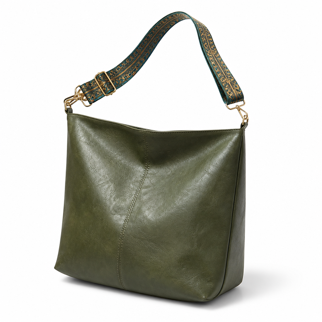 Genuine Leather Vintage Shoulder Bag (Adjustable Strap)