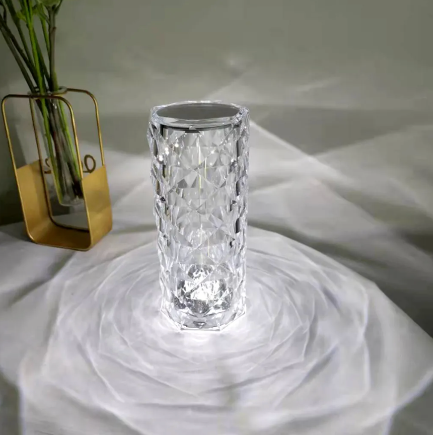 SparklingGlow | LED Crystal Touch Lamp with Remote Control and 16 Colors