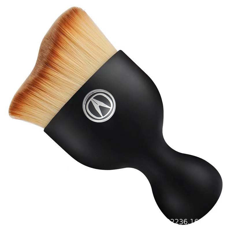 Set of 2 Soft Bristle Brushes for Car Interior Cleaning