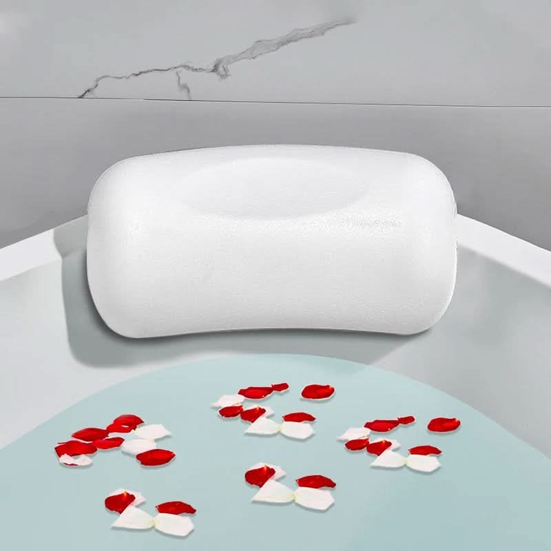Neck Support Pillow for Bathtub with Suction Cups