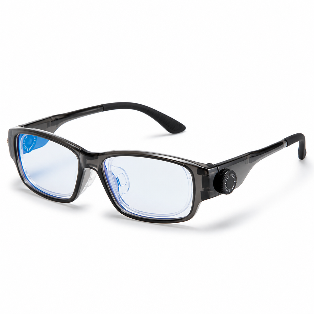 Adjustable Dual-Lens Manual-Focus Glasses