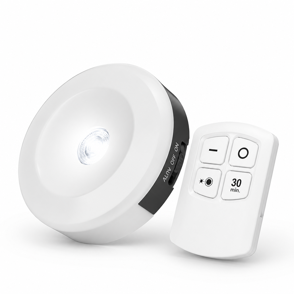 Battery-Operated Remote-Controlled & Self-Adhesive LED Lights