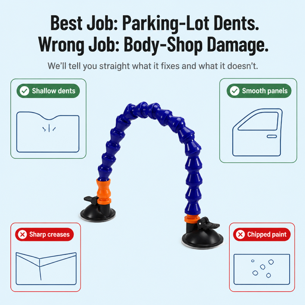 DentEasePro™ — Pop Out Parking-Lot Dents from Your Car in Less Than a Minute