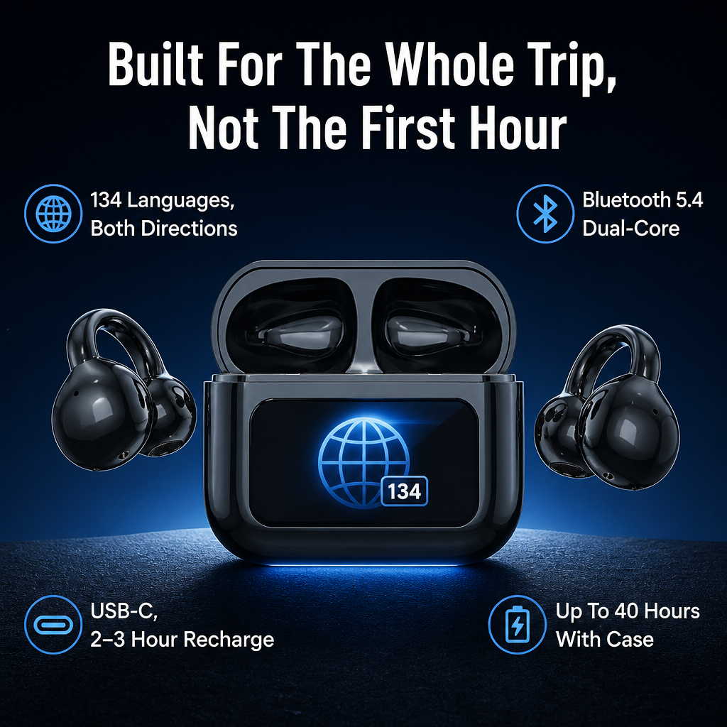 LingoPulse™ — Converse in 134 Languages Without Glancing at Your Phone