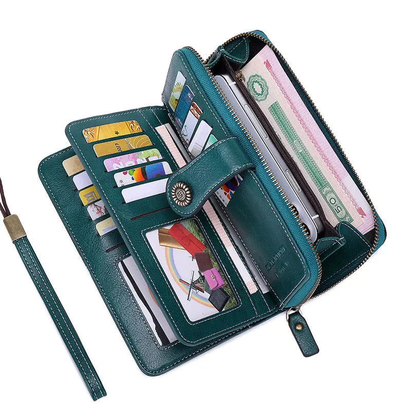 RFID Blocking Wallet for 24 Cards - Slim and Compact Design