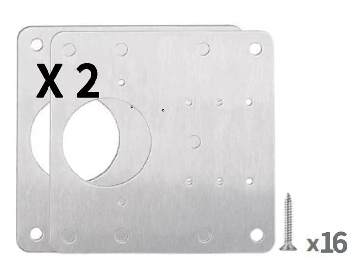 Kitchen Cabinet Hinge Plate Kit