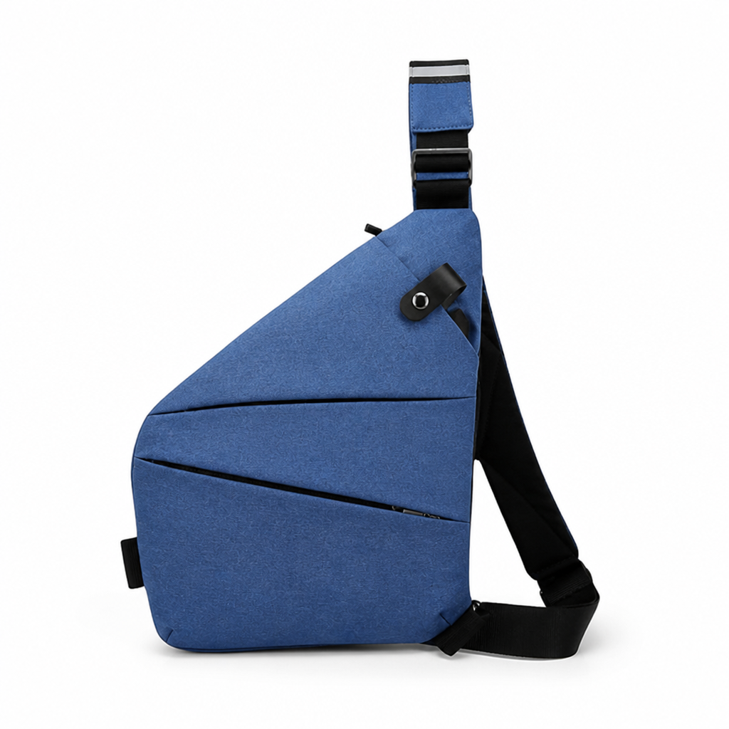 Cut-Resistant Strap & RFID-Blocking Pocket Crossbody Bag