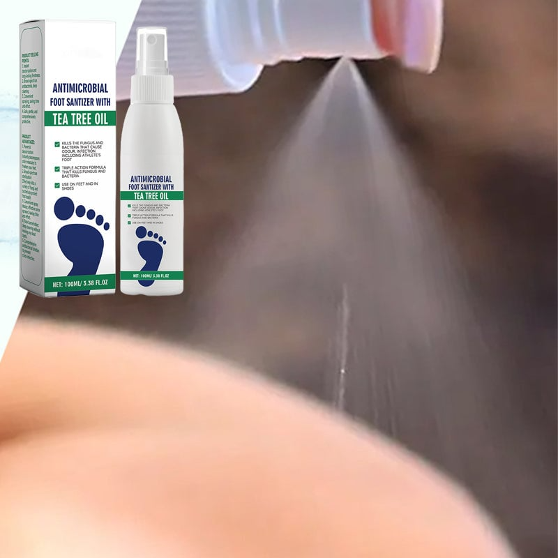 Tea Tree Oil Foot Spray with Antimicrobial Properties
