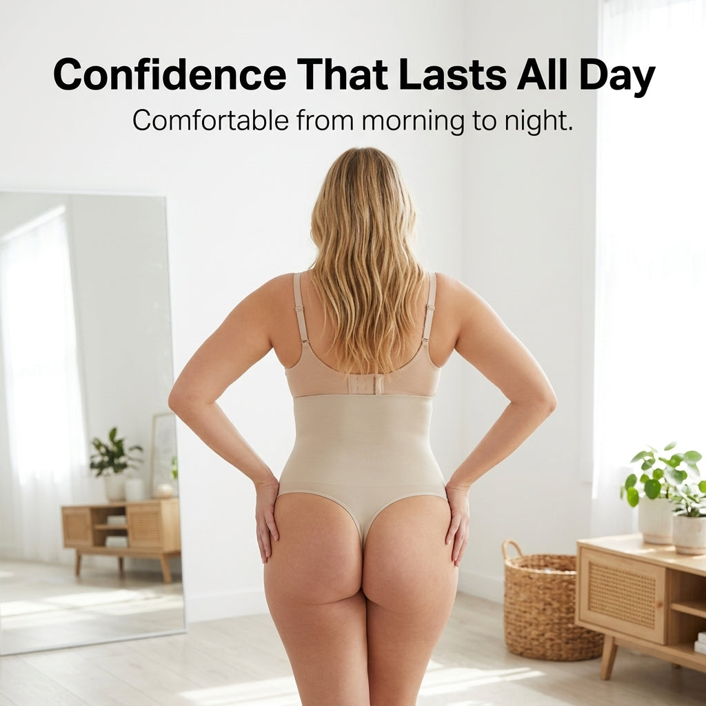 CurveCommand™ – High-Waisted Seamless Tummy-Control Shaping Brief