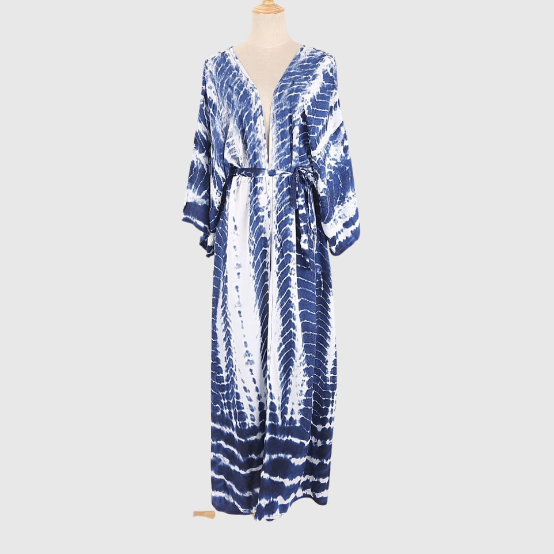 Beach Kimono Cover-Up in Tie Dye Design