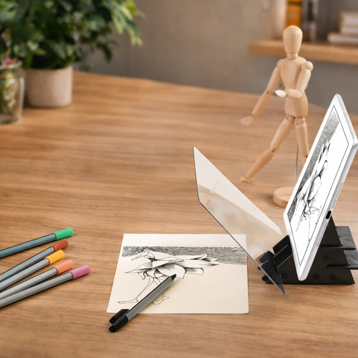 Image Tracing Board with Smartphone Stand – Accurate Drawing Tool
