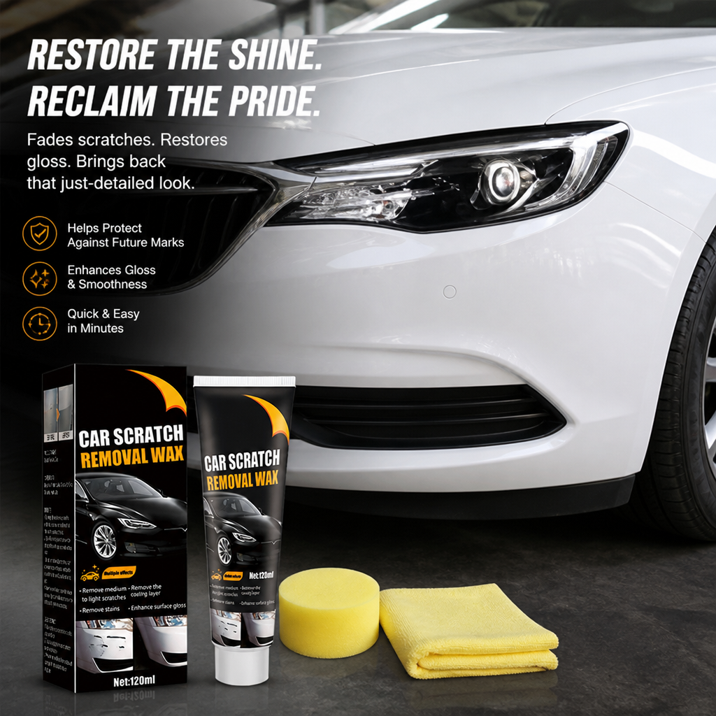 RadiantRide™ Scratch Renewal Paste — Transform Your Car’s Look and Pride in Minutes