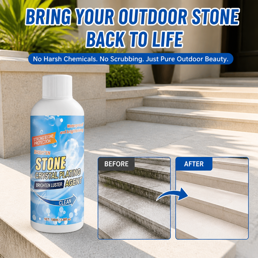 StoneShine™ — Bring Your Outdoor Stone Back to Life Without Harsh Chemicals or Scrubbing