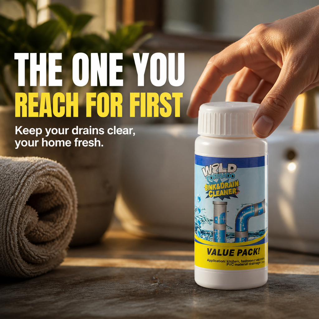 SwiftClear™ — Dissolve Hair, Grease & Gunk Clogs in Minutes Without Wrecking Your Pipes