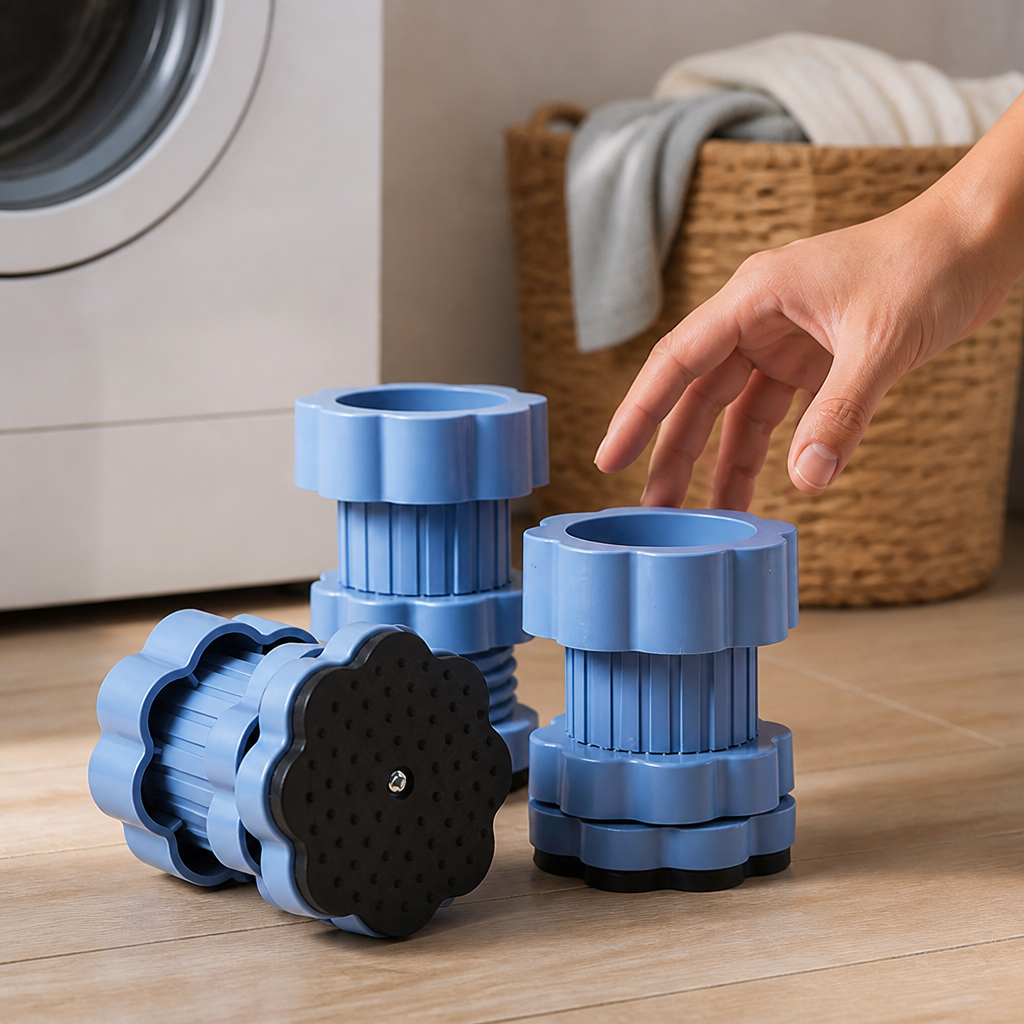 SerenityStand™ — Transform Your Laundry Chaos into Rock-Solid, Whisper-Quiet Calm