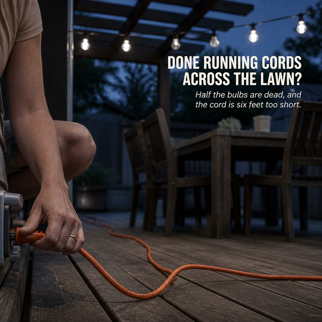 LumaSphere™ — Suspend Twinkling Solar Firework Lights Over Any Patio or Garden