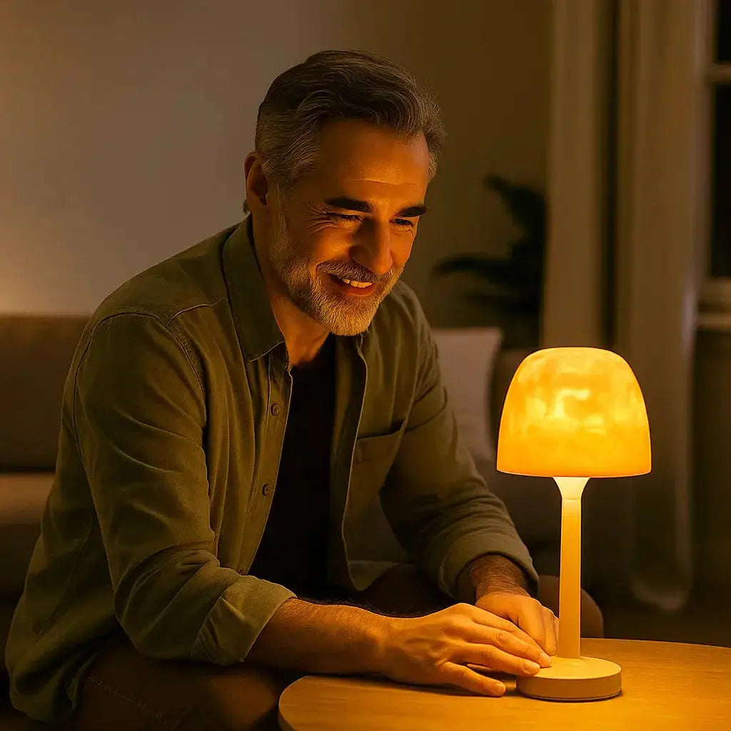Touch-Controlled LED Desk Lamp with RGB Color Changing Features