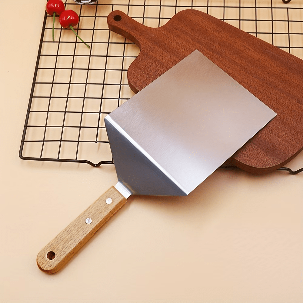 Ergonomic Steel BBQ Spatula with Durable Construction