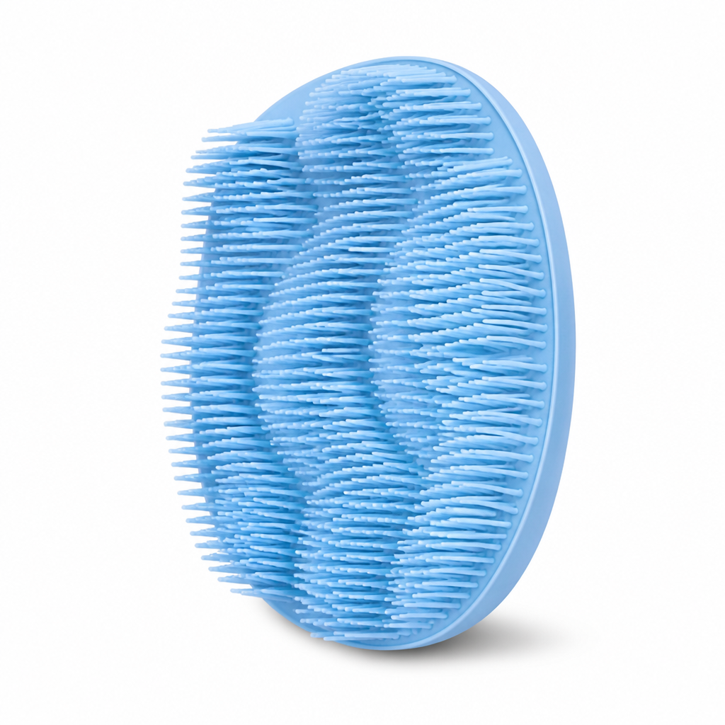 Silicone Non-Slip Suction Cup Shower Scrubber