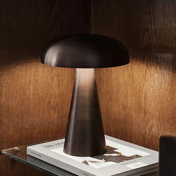 Shroom-Style Table Lamp – Cordless and Rechargeable
