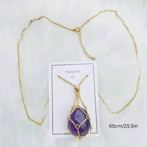 VitaLuxe™ Crystal Necklace — Effortless Energy Shifts That Empower Your Every Moment
