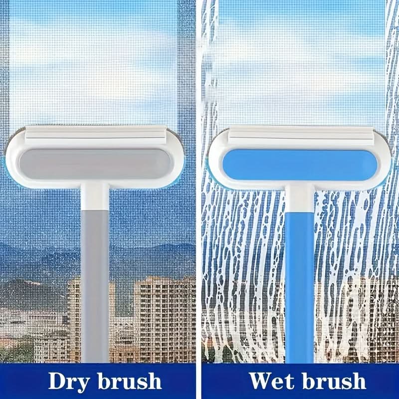 Detachable Screen Window Cleaning Brush – Versatile Multi-Purpose Tool