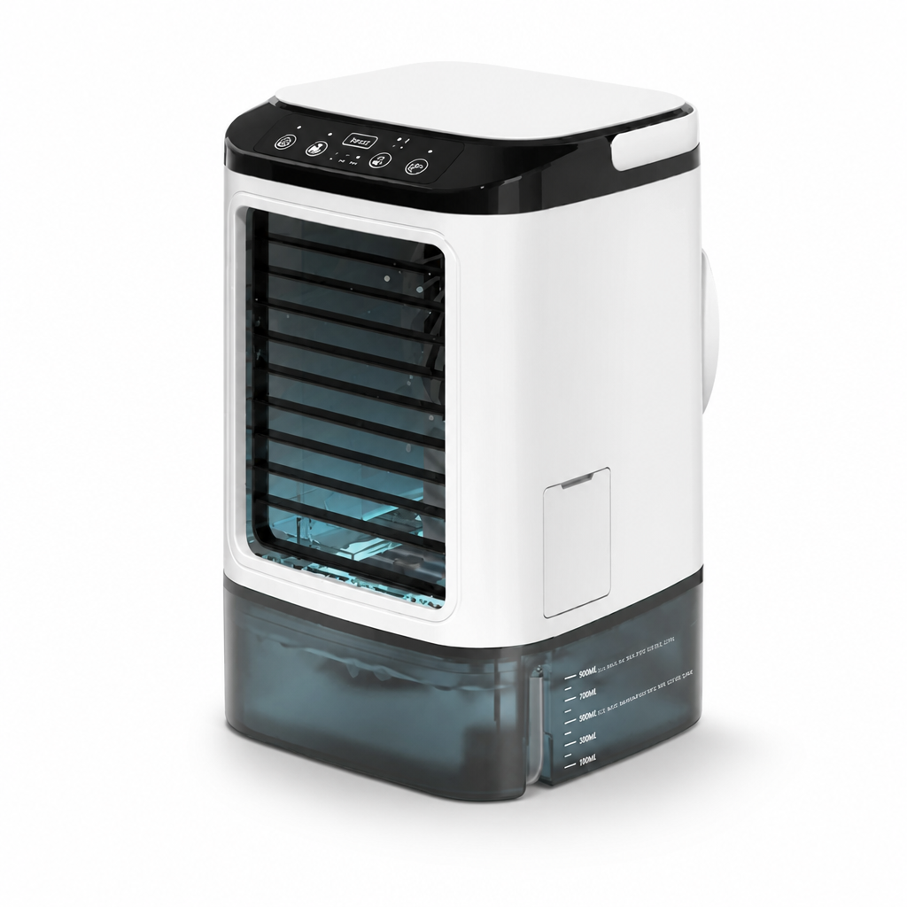 Ultrasonic Humidifying Quiet & Portable Personal Air Cooler (900ml Tank)