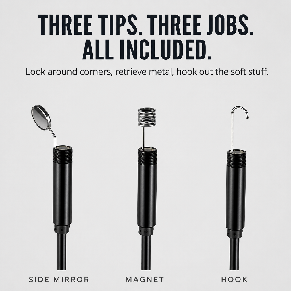 AquaScope™ — Inspect Inside Walls, Pipes & Engines Without Breaking Them Open