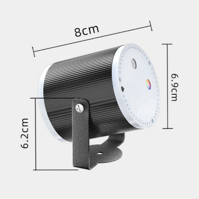 Remote-Controlled Laser Lighting for Parties with Music Sync