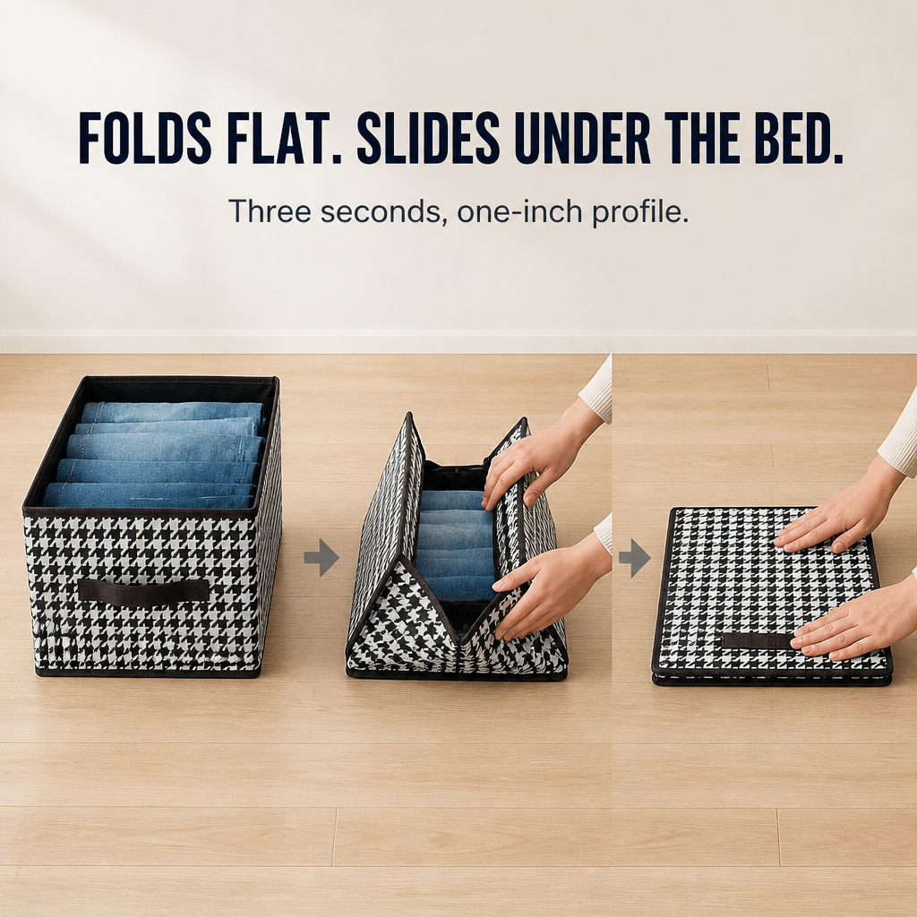 ClothoEase™ — Find Every Pair of Jeans Without Rummaging Through Stacks