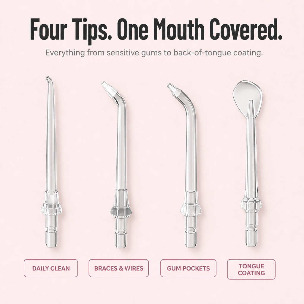 HydraPulse™ — Destroy Plaque & Bleeding-Gum Buildup Between Narrow Teeth Instantly