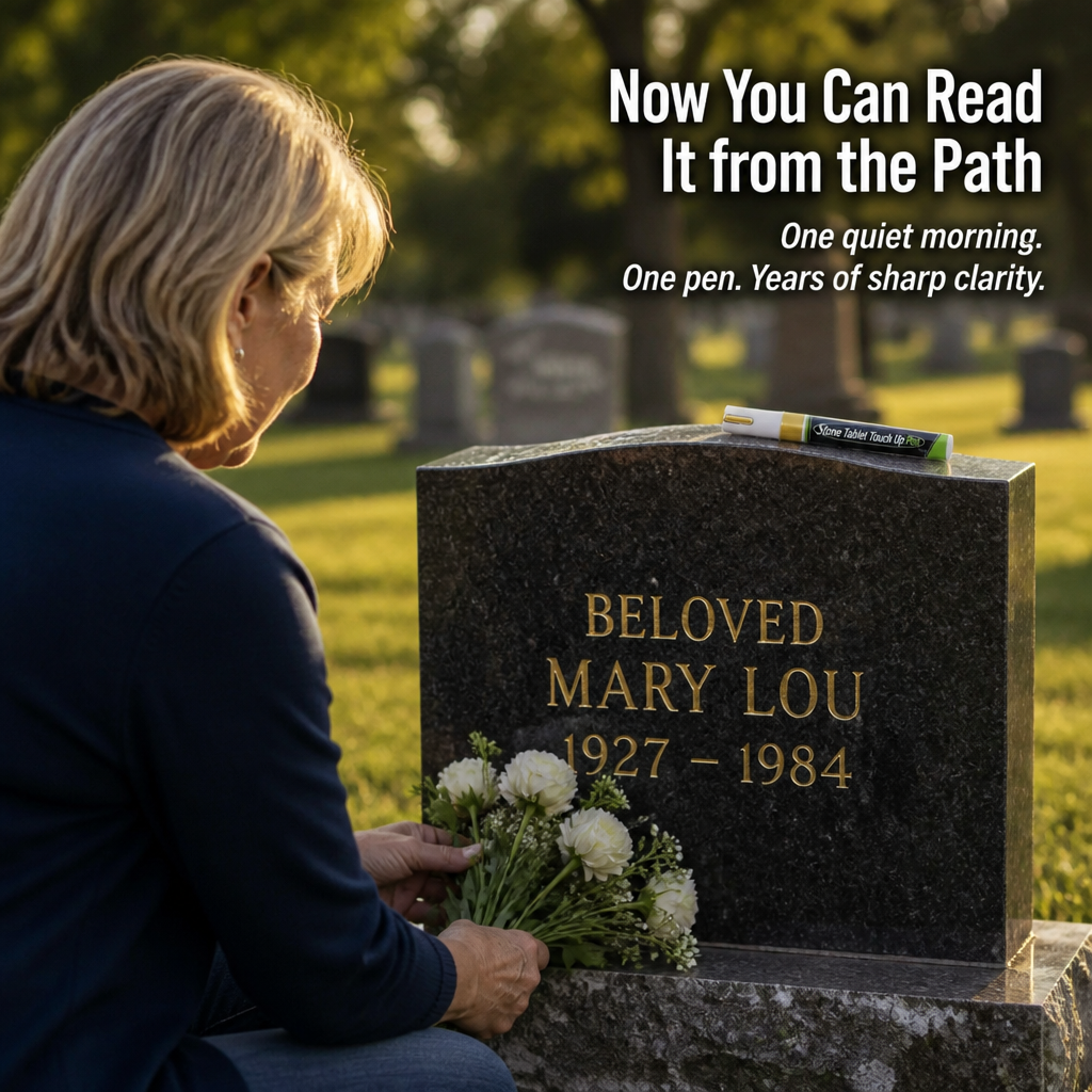 StoneVibe™ — Restore Weatherproof Sharpness to Faded Memorial Names