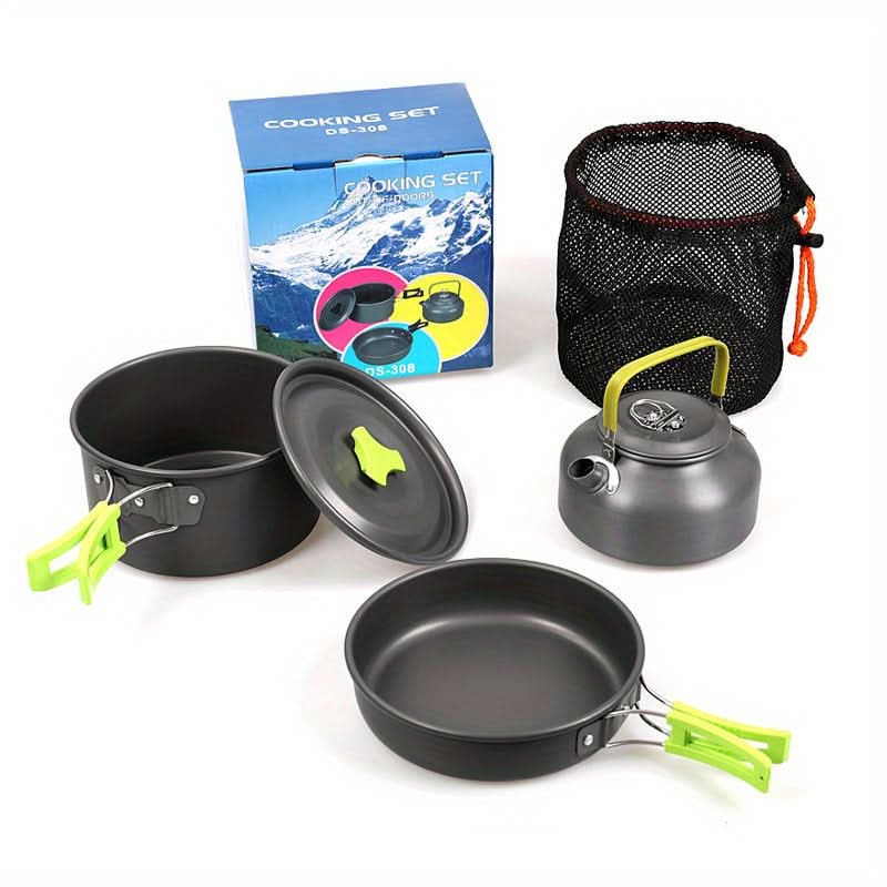 Portable Outdoor Cooking Kit – Lightweight Set for Camping