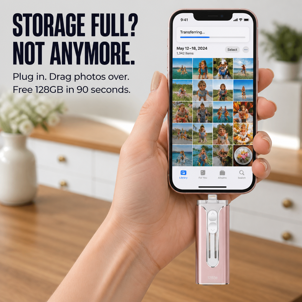 FlashMate™ — Quit Erasing Pictures to Free Space for New Shots