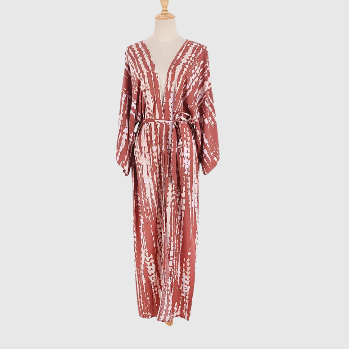 Beach Kimono Cover-Up in Tie Dye Design