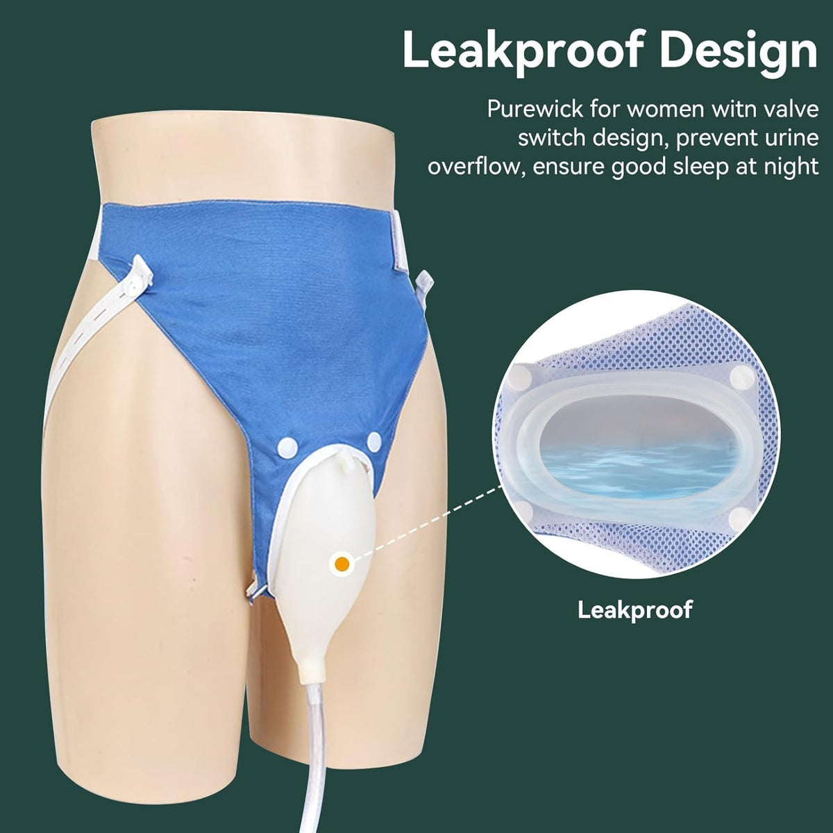 Portable Reusable Urinary Collection Bag for Medical Use